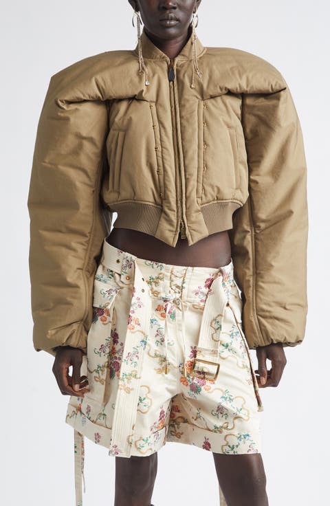 Crop Bomber Jacket