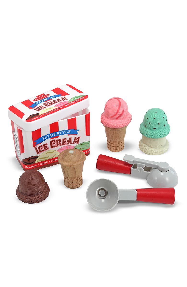 Melissa & Doug 'Scoop & Stack' Ice Cream Cone Set, Main, color, Multi
