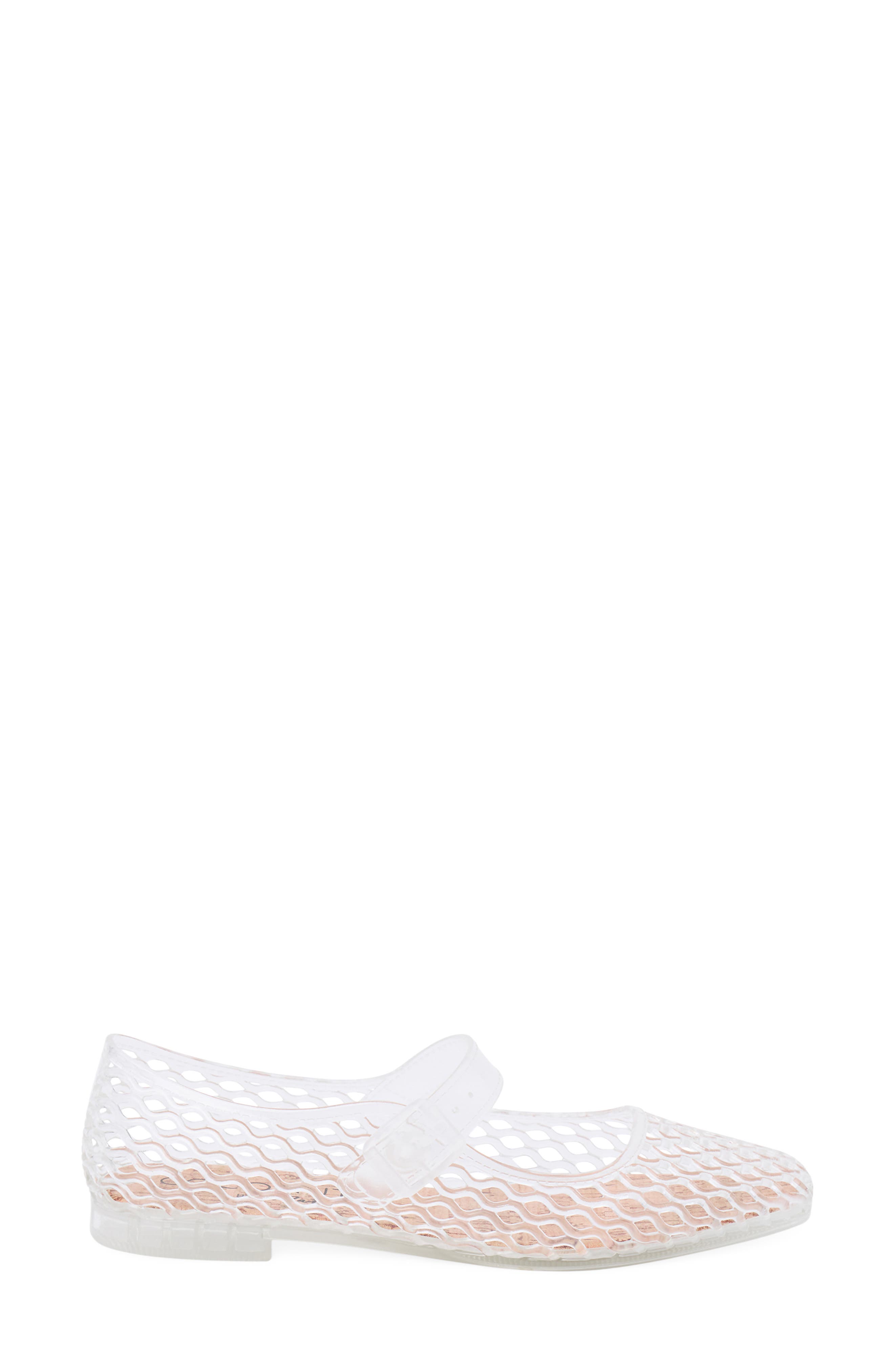 Vicky Jelly Mary Jane Flat, Alternate, color, CLEAR
