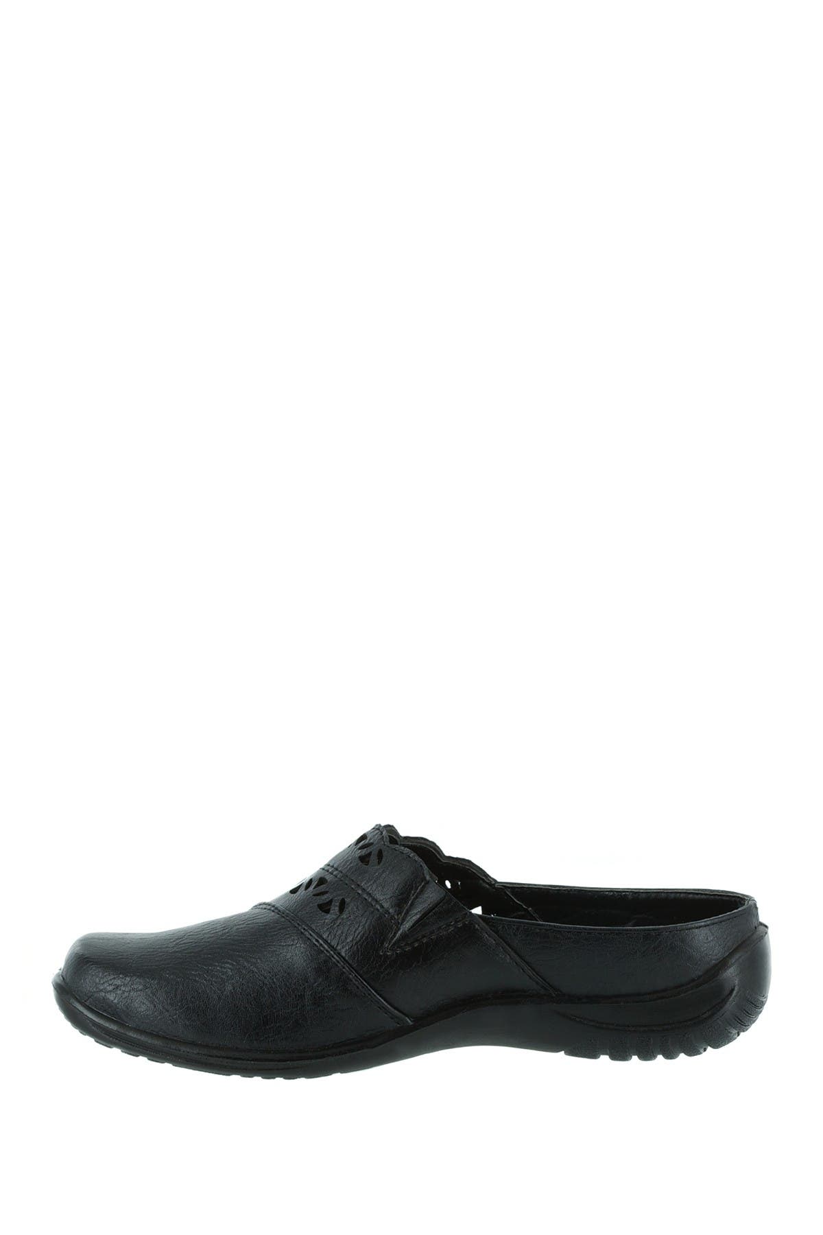 EASY STREET Forever Perforated Mule - Multiple Widths Available, Alternate, color, Black
