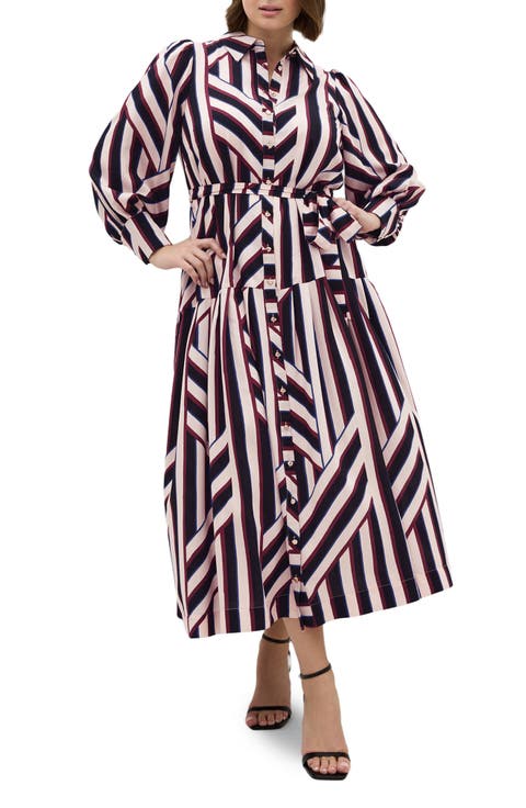 Timeless Stripe Long Sleeve Dress