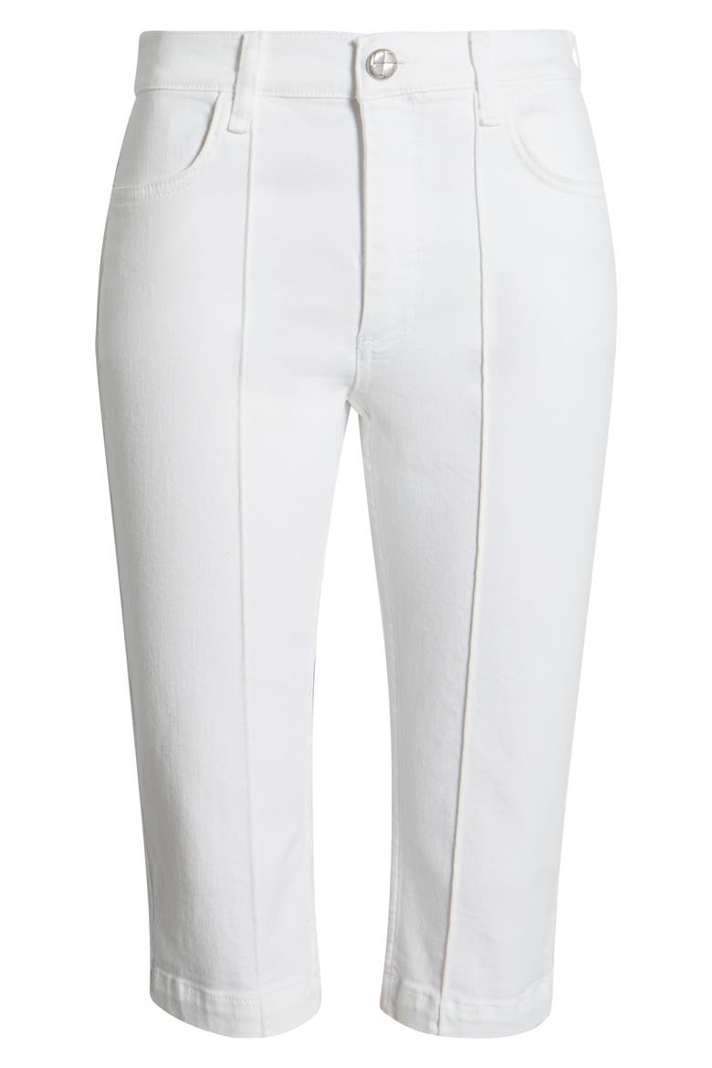 Flexi Kit Mid Rise Capri Jeans, Alternate, color, WHITE