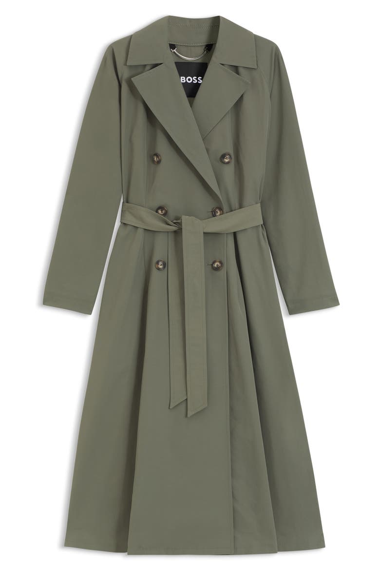 Calili Trench Coat, Alternate, color, TEA LEAF
