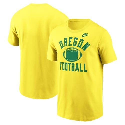 Nike Yellow Oregon Ducks Legacy Football Icon T-shirt