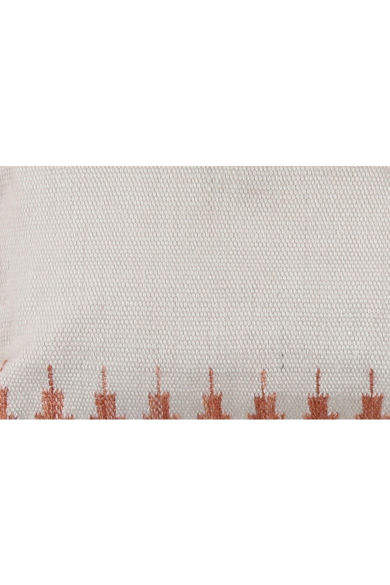 Enzo Handwoven PET Outdoor Lumbar Pillow, Alternate, color, Terracota