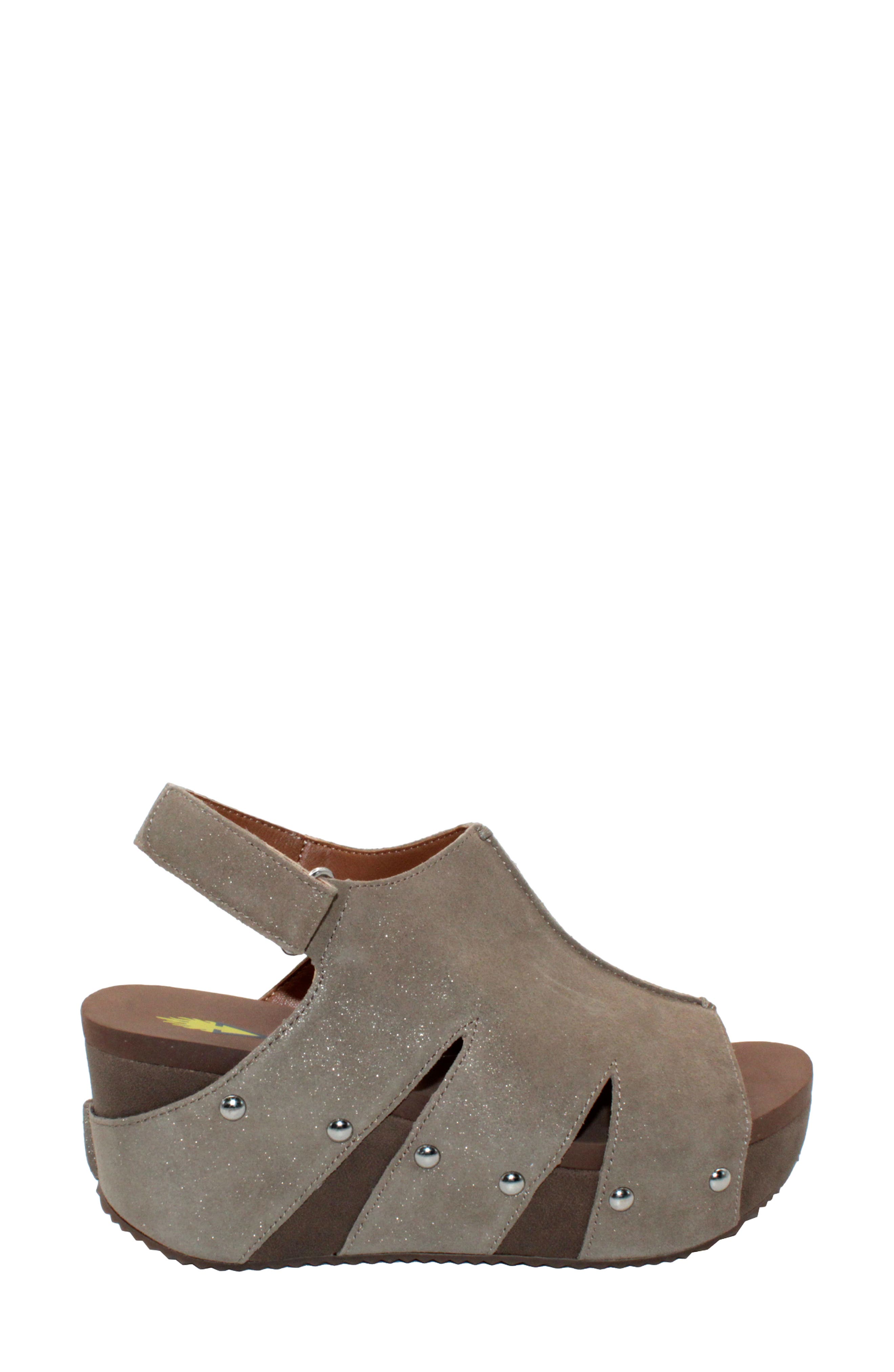 Volatile Montpelier Platform Wedge Sandal, Alternate, color, Bronze