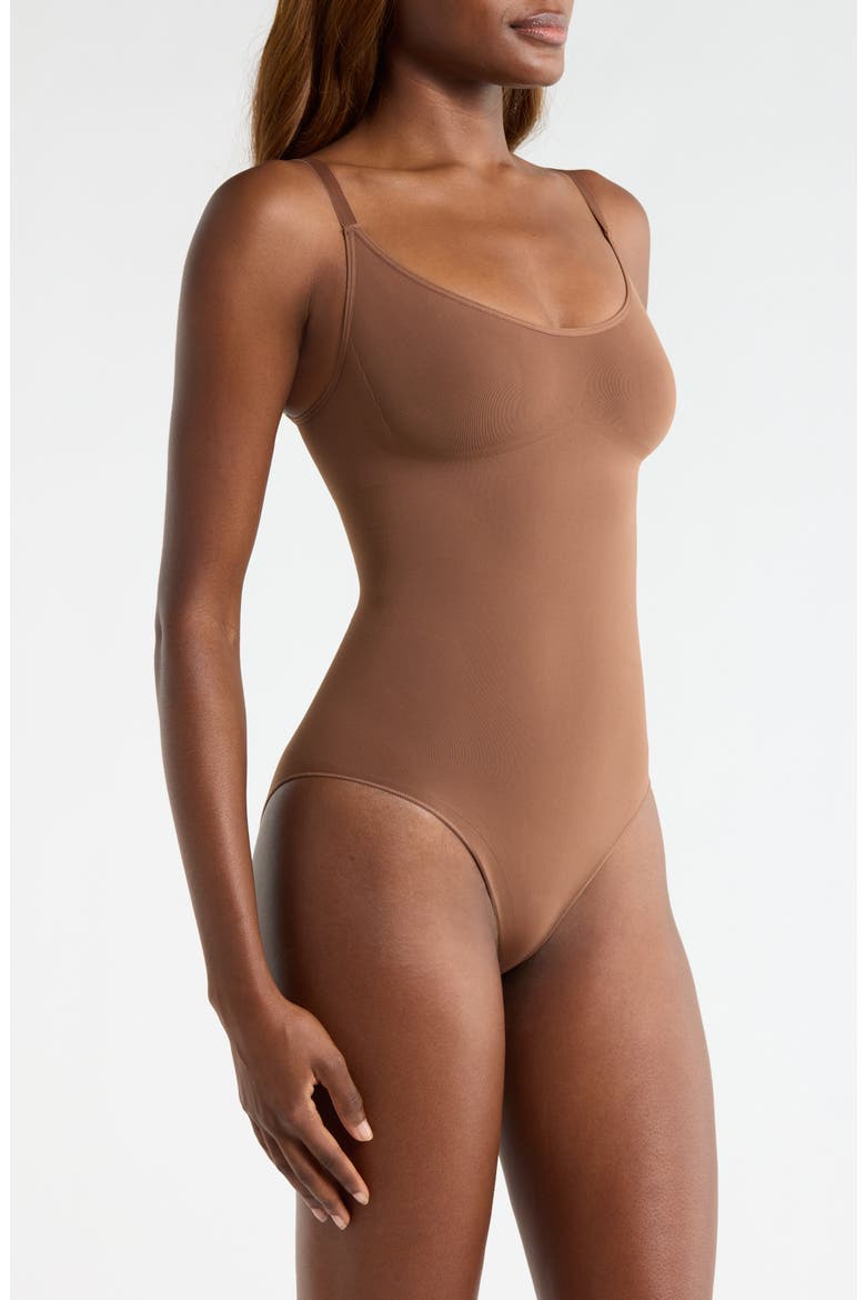 Sculpting Bodysuit, Alternate, color, BROWN
