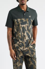 MALBON Tour Divot Camo Polo