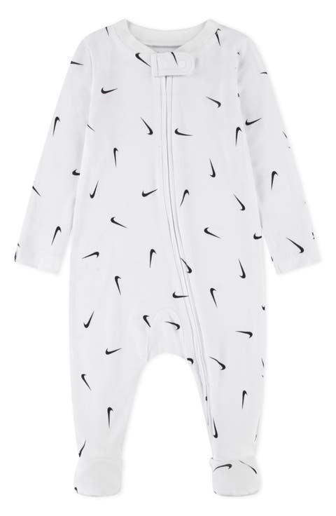 Swoosh Print Footie (Baby)