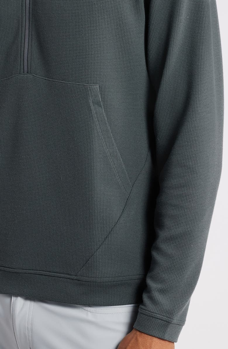 Peter Millar Grid Performance Half Zip Hoodie, Alternate, color,