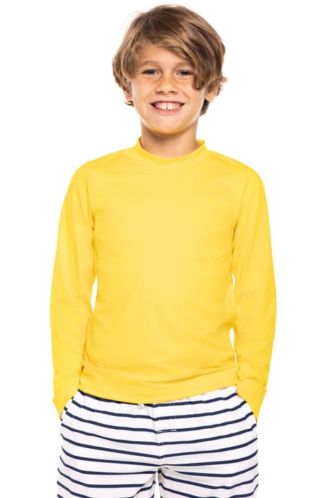 Kid's Coco Plum Sandshark Long Sleeve Surf Shirt, UPF 50+ Sun Protection