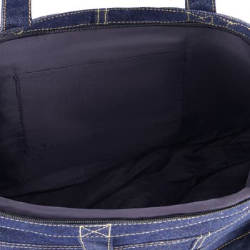 Multipocket Denim Tote Bag