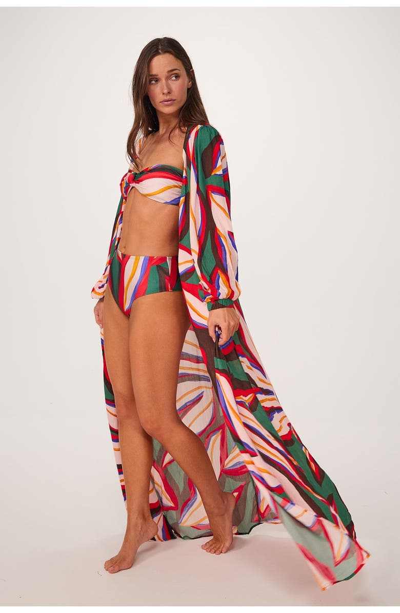 Villa Fresca Serena Cover-up Dress, Main, color, Fronda