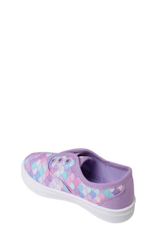 Oomphies Kids' Robin Slip-on Sneaker In Purple/multi