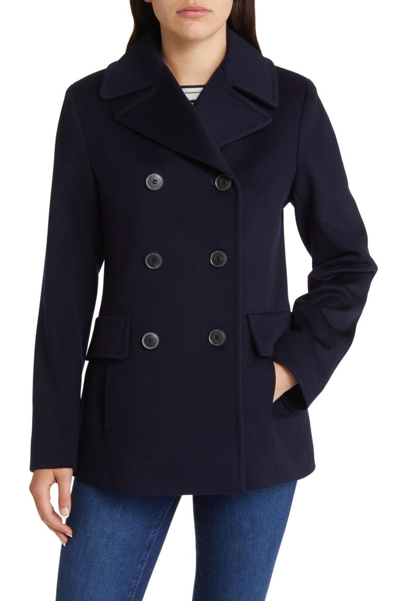 Ali Wool Peacoat (Nordstrom Exclusive), Main, color, MIDNIGHT