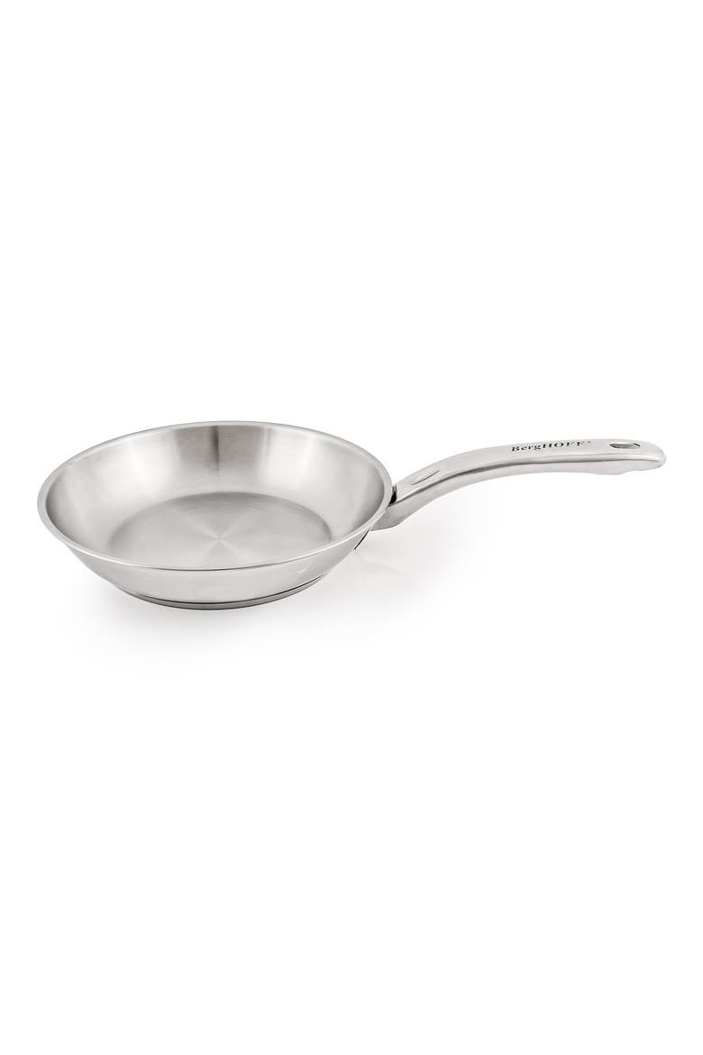 Stainless Steel 8" Frying Pan, Main, color, SILVER