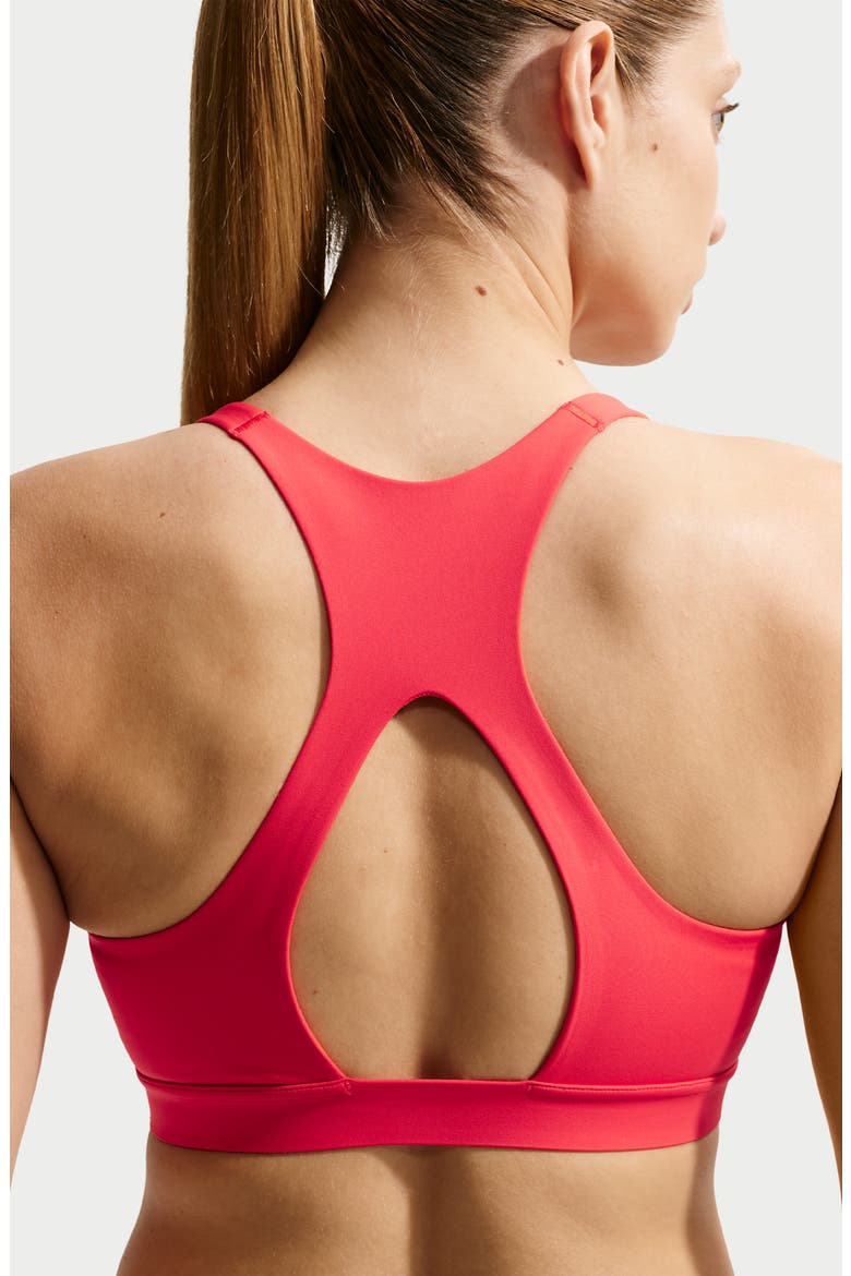 Universa Dri-FIT Padded Sports Bra, Alternate, color, LIGHT CRIMSON