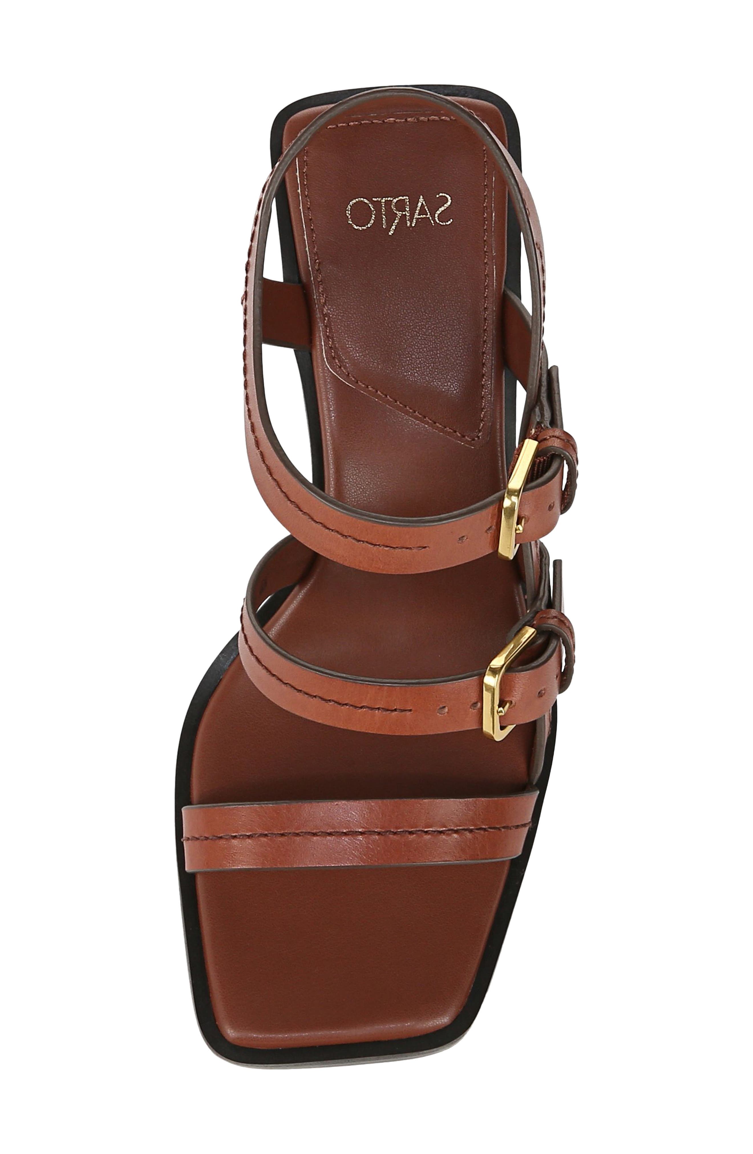 SARTO by Franco Sarto Frances Slingback Sandal, Alternate, color, Brown