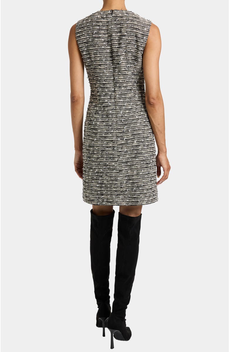 Santorelli Ida Shift Dress with Zipper Detail, Alternate, color, Sandstone