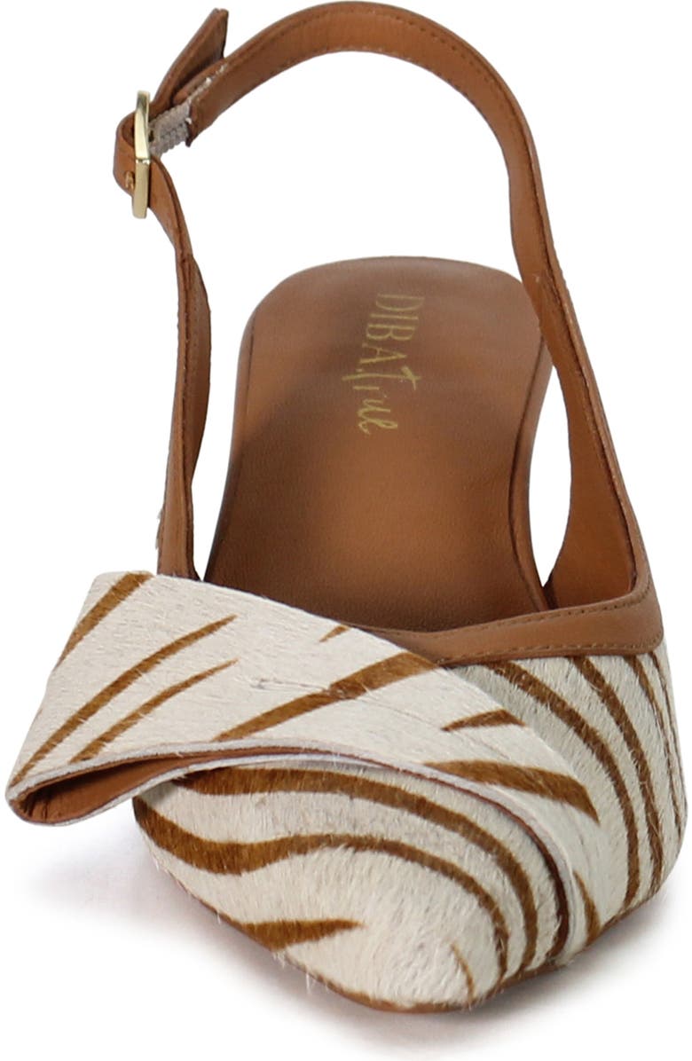 DibaTrue SETTLE DOWN Slingback Pump, Alternate, color, White/Tan