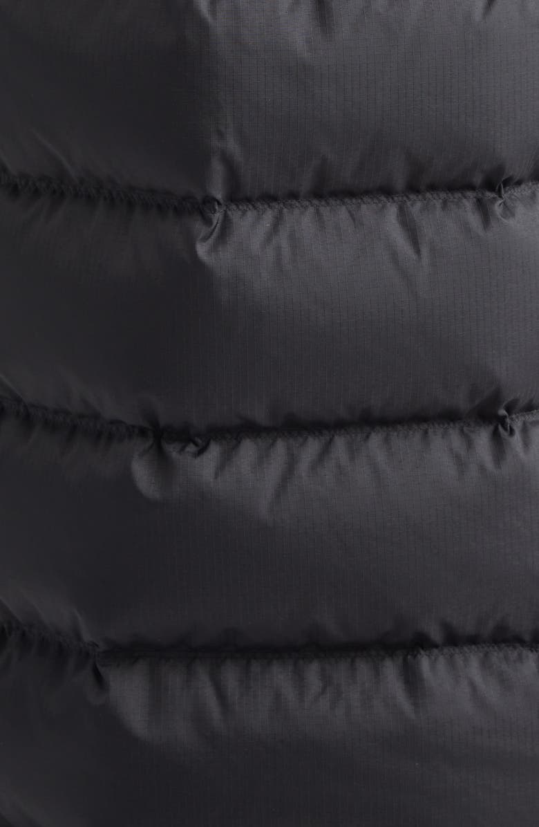 Thom Browne 4-Bar Down Coat, Alternate, color, Black