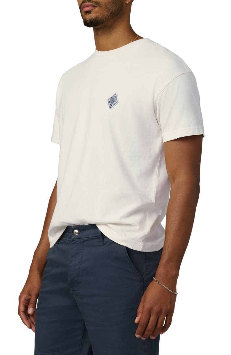 Joe's Embroidered Chest Patch T-Shirt, Alternate, color, Coconut Milk