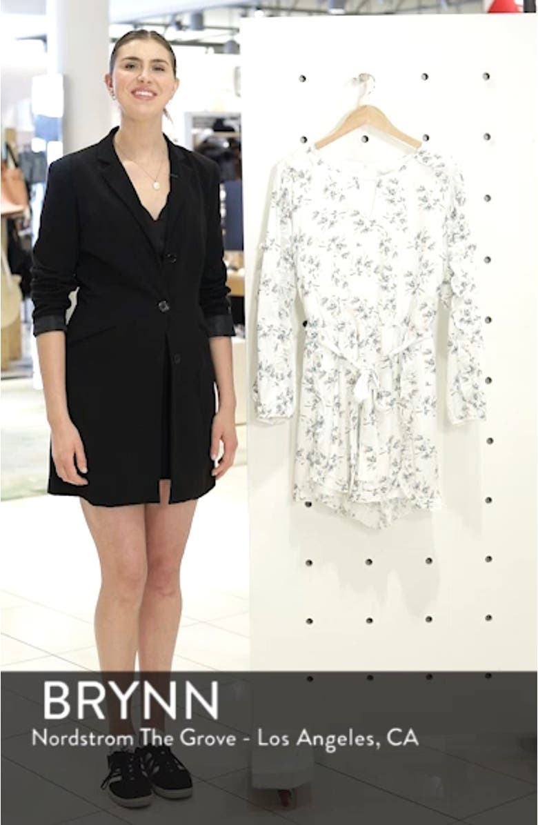 Floral Ruffle Romper, sales video thumbnail