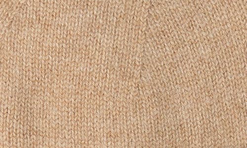 Hickey Freeman Cashmere Rib Cuffed Beanie In Brown