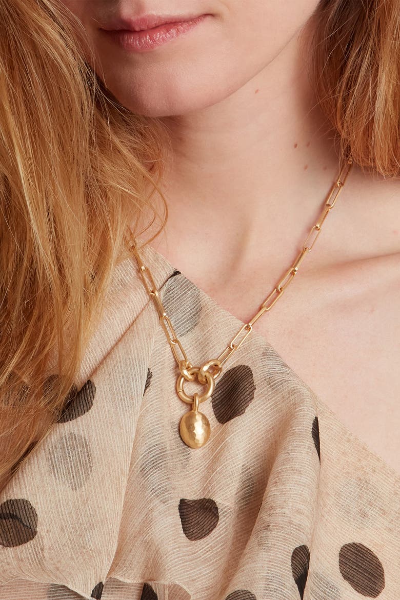 Voyage Necklace Clip Chain. Handmade in Italy, Alternate, color, 18k Gold Plated