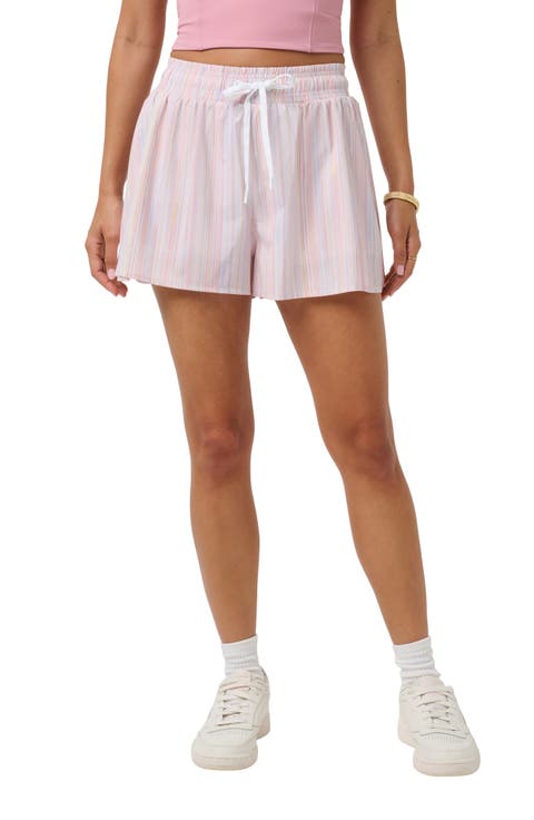 Shifting Sands Stripe Drawstring Shorts
