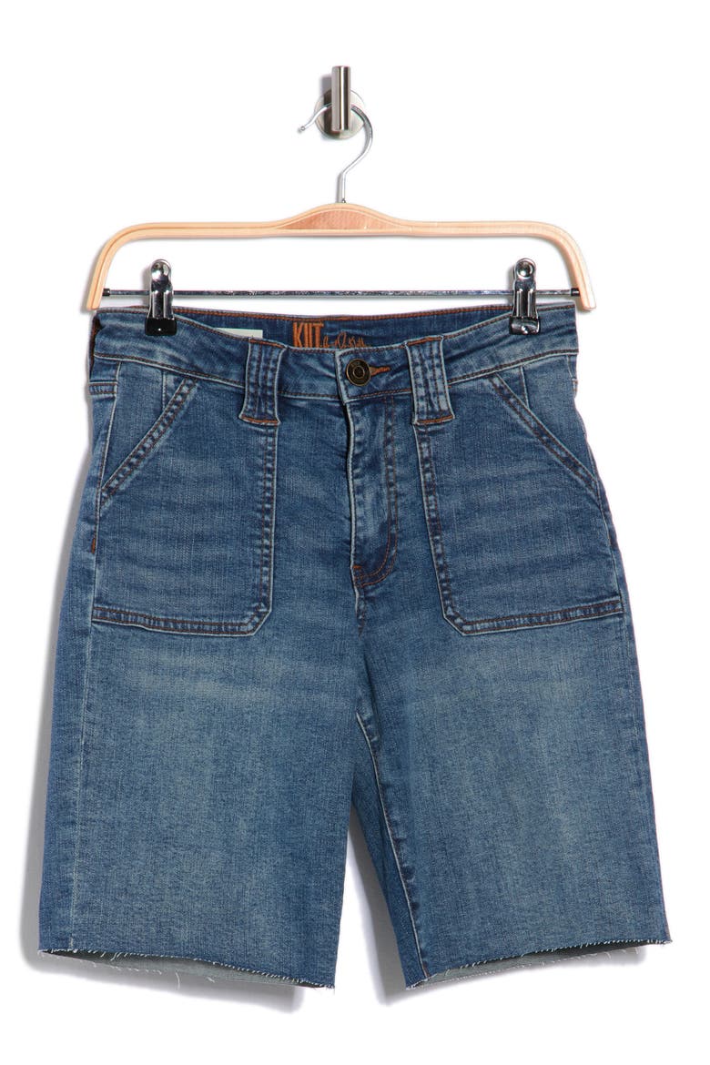 Jenny Cutoff High Waist Bermuda Shorts, Alternate, color, RAMSONS