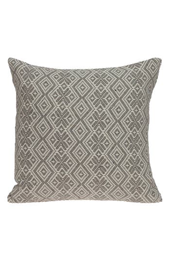 Parkland Collection Embroidered Geo Throw Pillow In Brown