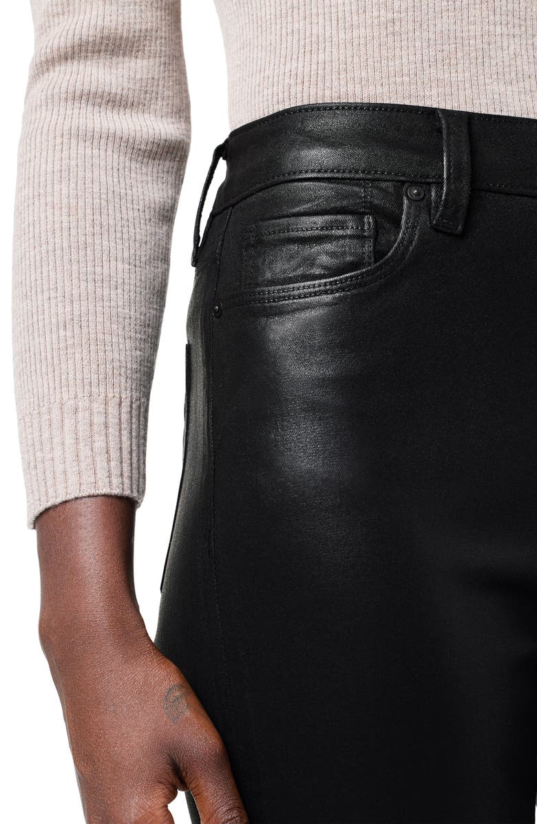 Hudson Jeans Nico Coated Straight Leg Ankle Jeans, Alternate, color, 