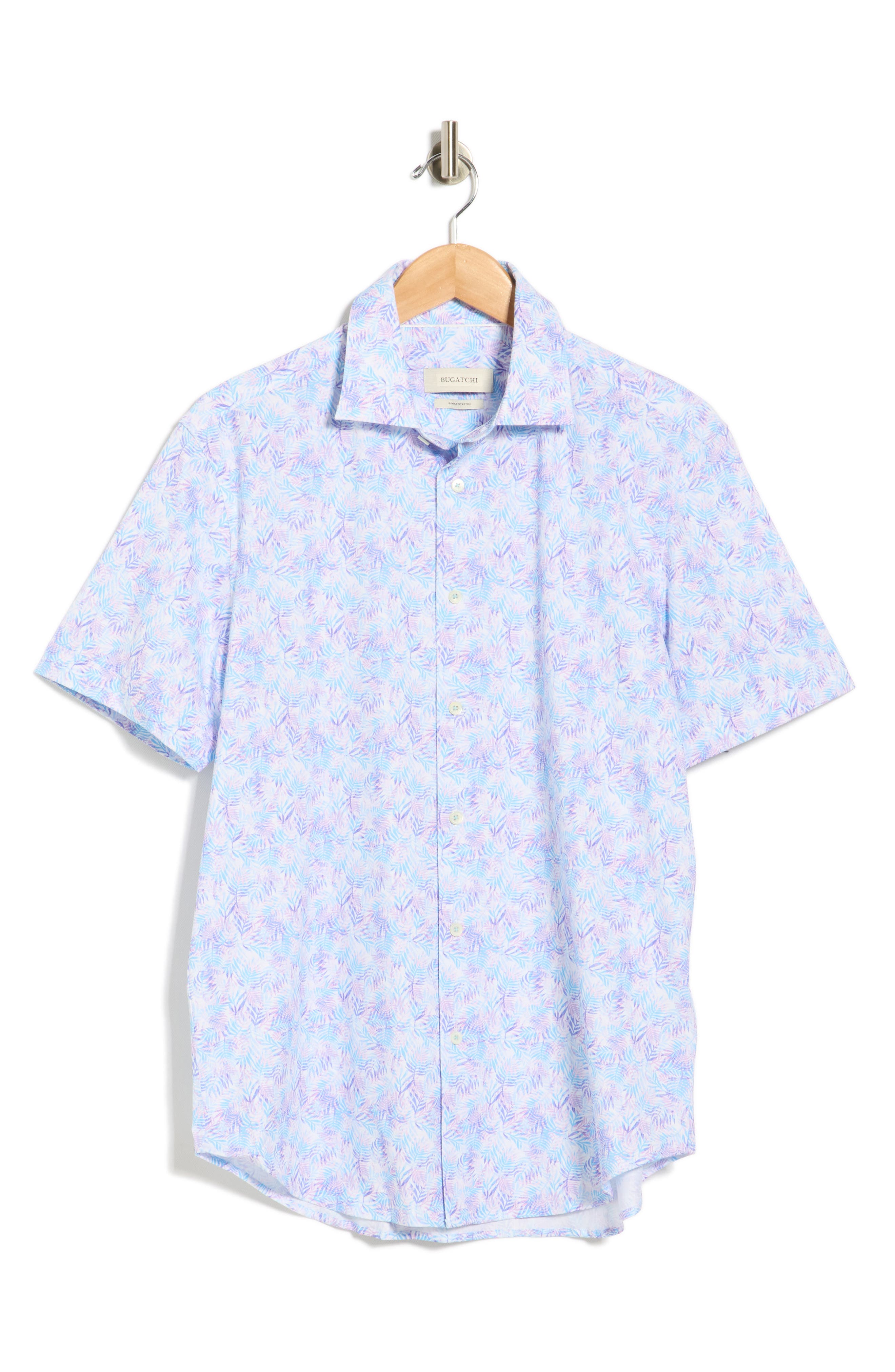 Bugatchi Short Sleeve Woven Shirt