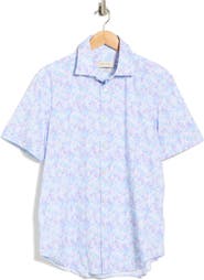 Bugatchi Short Sleeve Woven Shirt