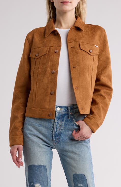 The Bruiser Faux Suede Trucker Jacket