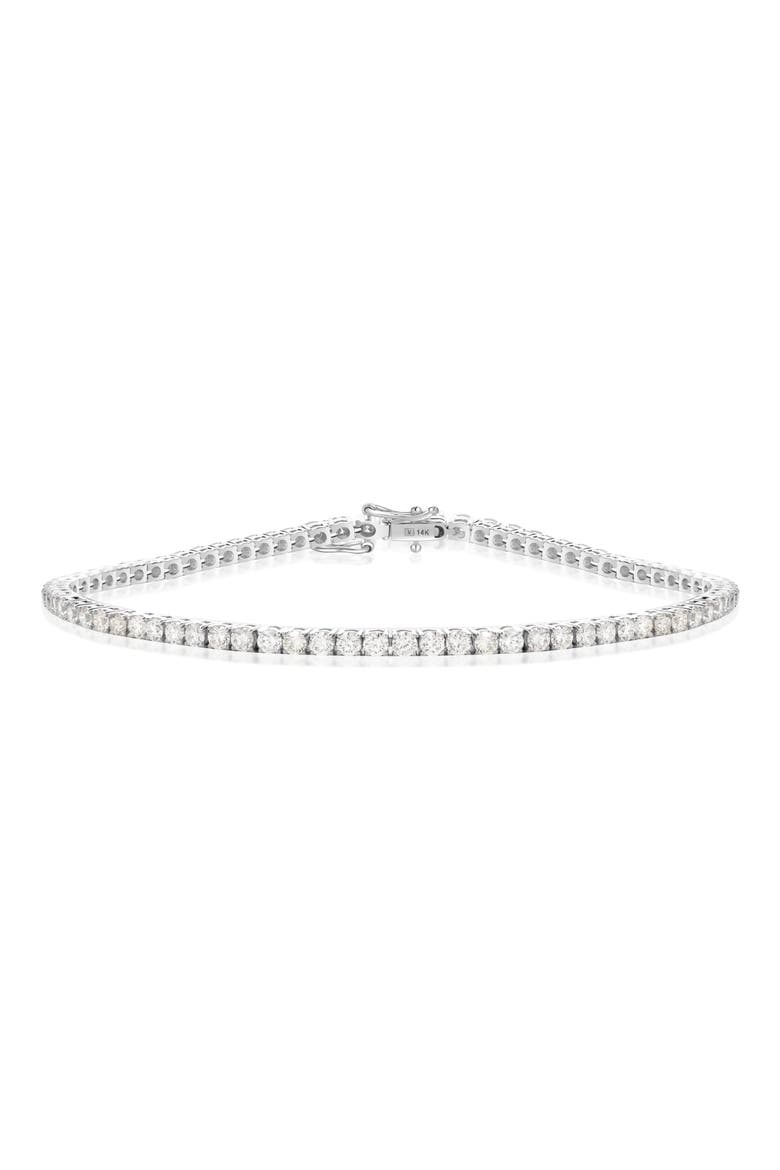 Diamond Tennis Bracelet, Main, color, 14K WHITE GOLD