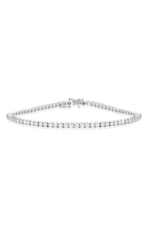 Valani Atelier Diamond Tennis Bracelet In 14k White Gold