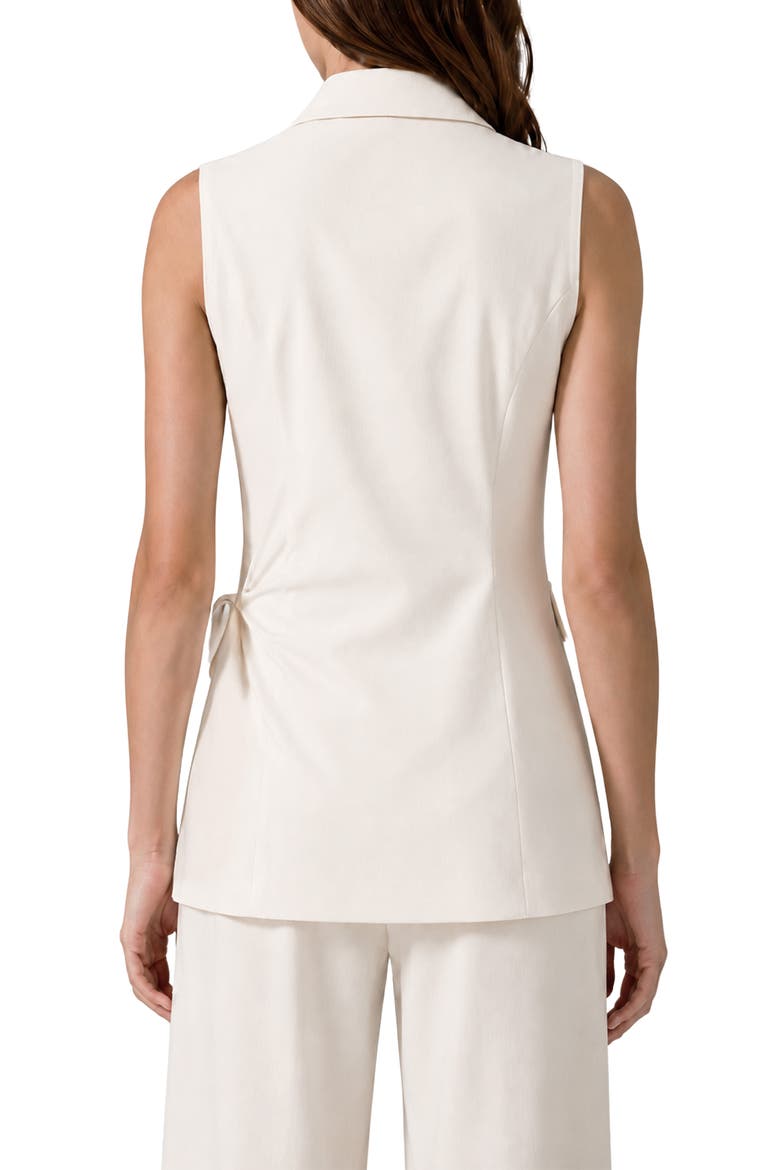 Veronica Sleeveless Blazer, Alternate, color, IVORY