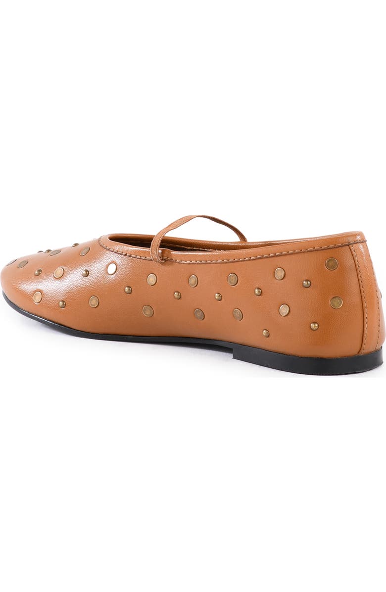 Seychelles Neon Moon Stud Mary Jane Flat, Alternate, color, Tan