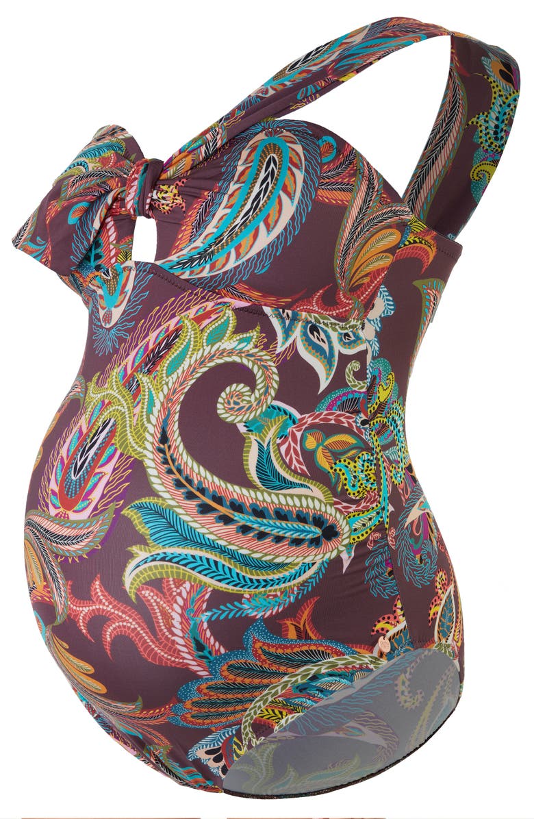 Cache Coeur Maternity swimsuit Bandana, Alternate, color, Multicolor