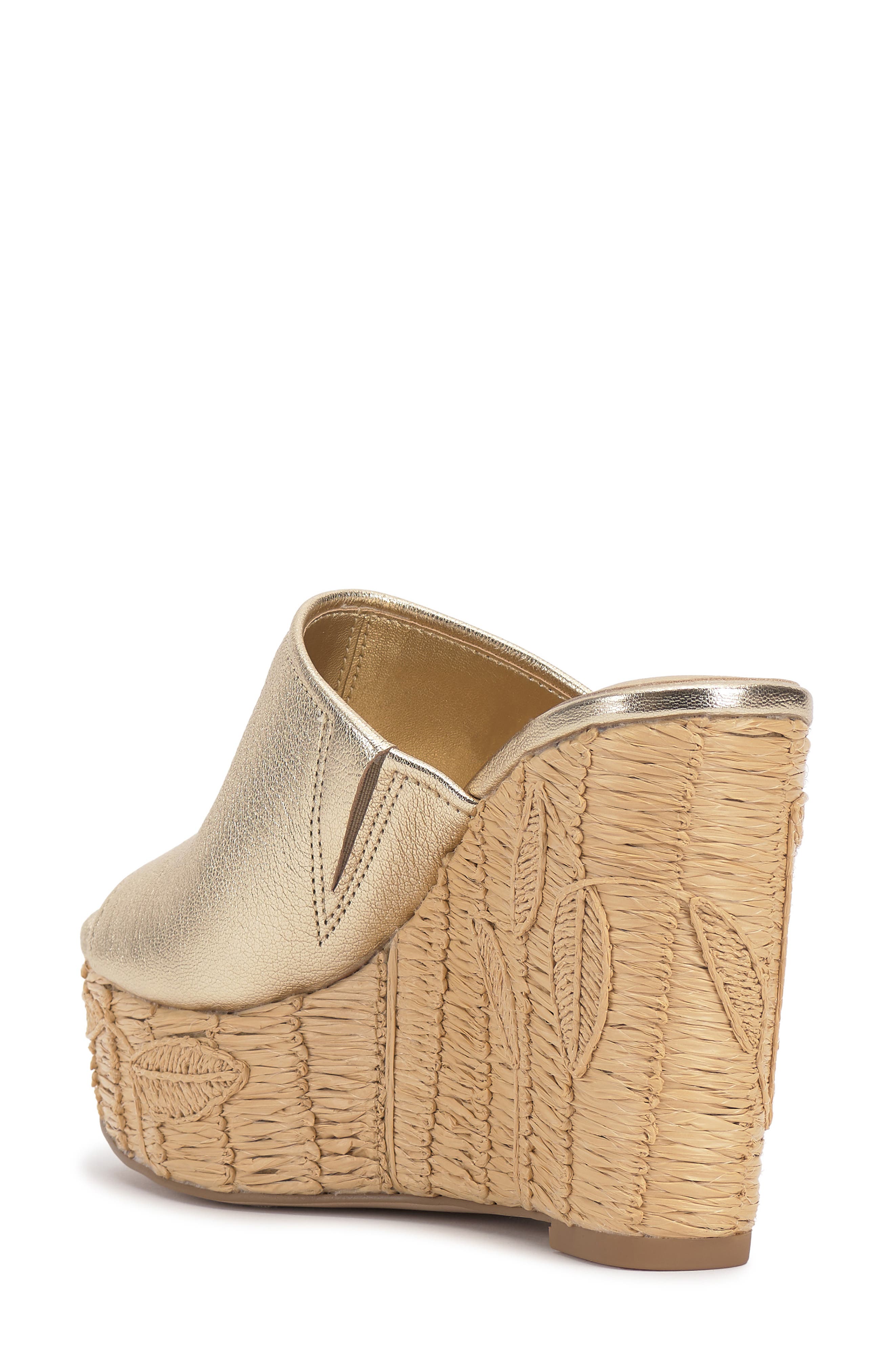Vince Camuto Etta Platform Wedge Sandal, Alternate, color, Egyptian Gold