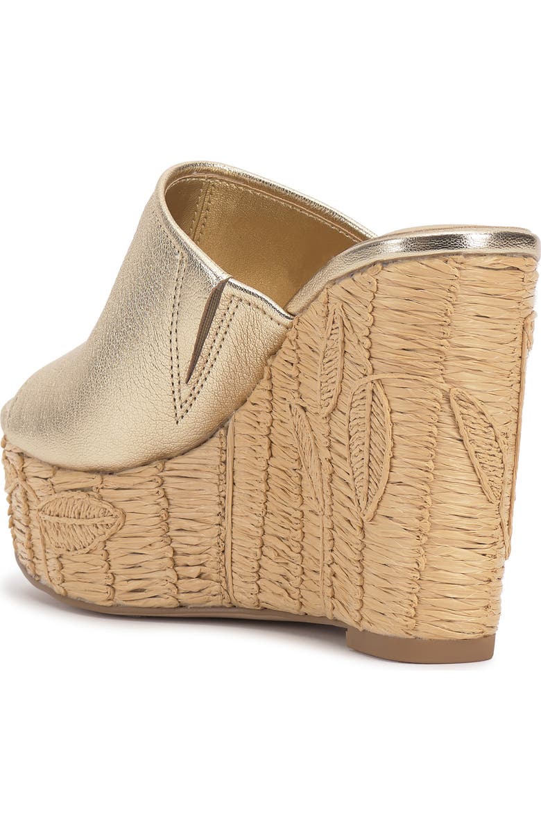 Vince Camuto Etta Platform Wedge Sandal, Alternate, color, Egyptian Gold