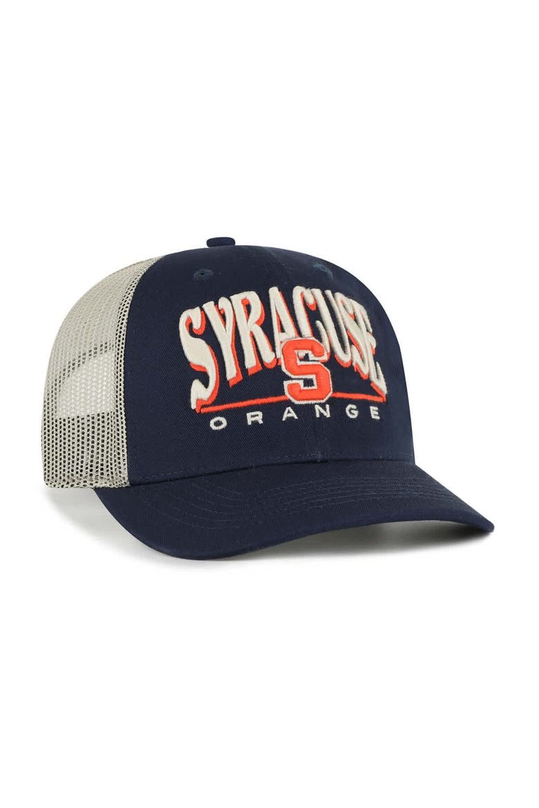 Men's '47 Navy Syracuse Orange Arid Adjustable Trucker Hat, Alternate, color, Navy