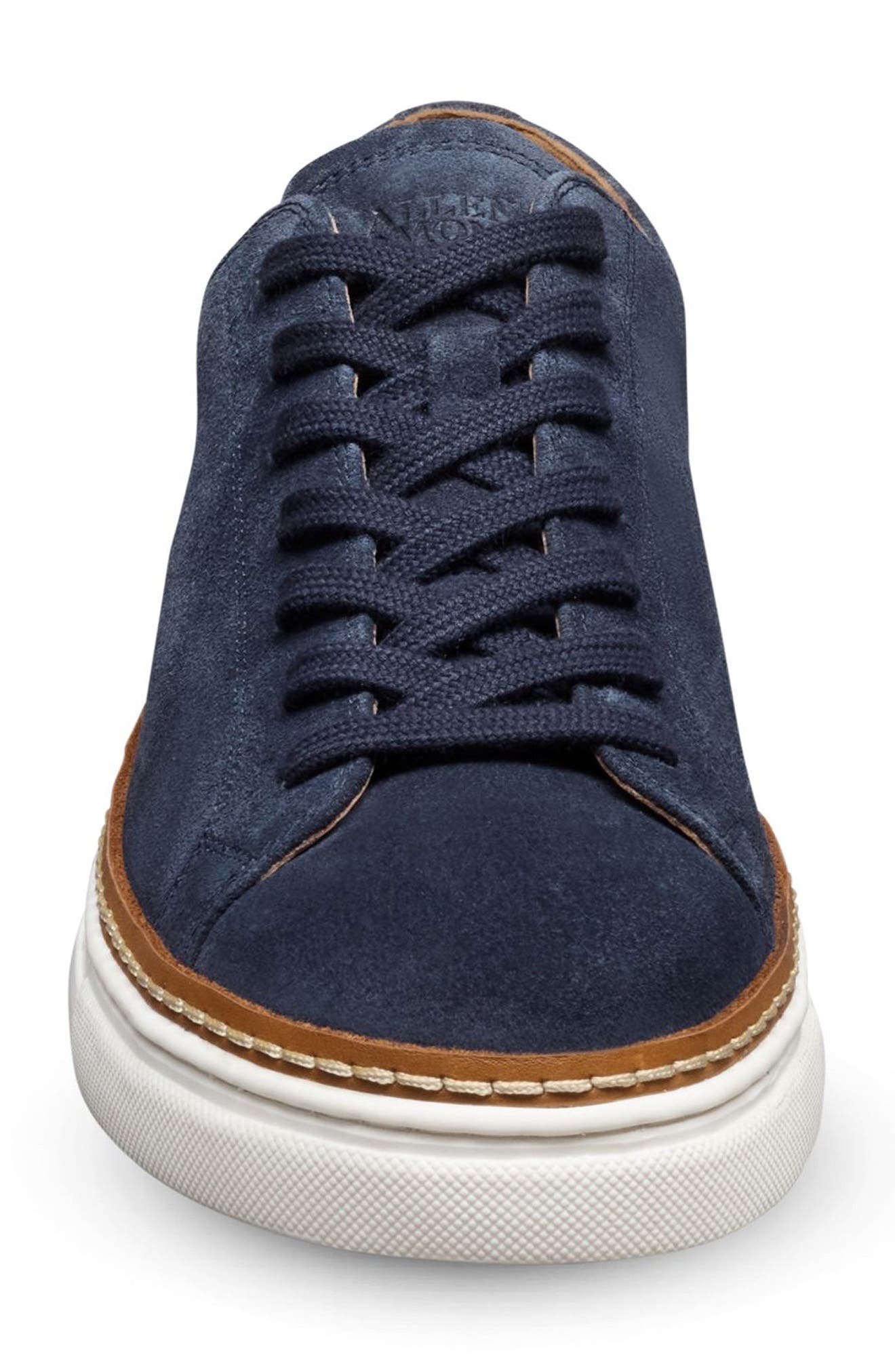 Allen Edmonds Percy Low Top Sneaker, Alternate, color, Navy