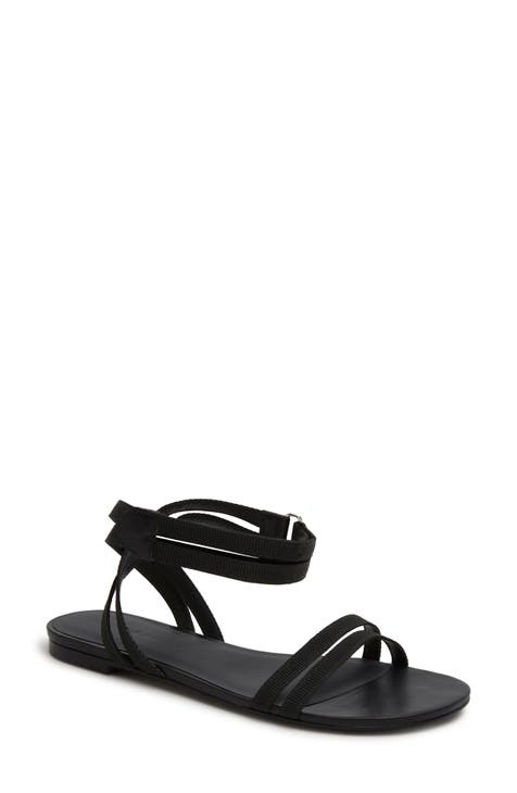 The Flat Two-Strap Sandal (Women)