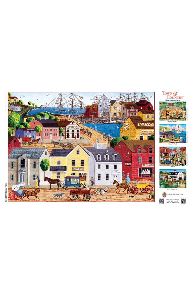 Home Port 300 Piece Jigsaw Puzzle, Alternate, color, Multicolor