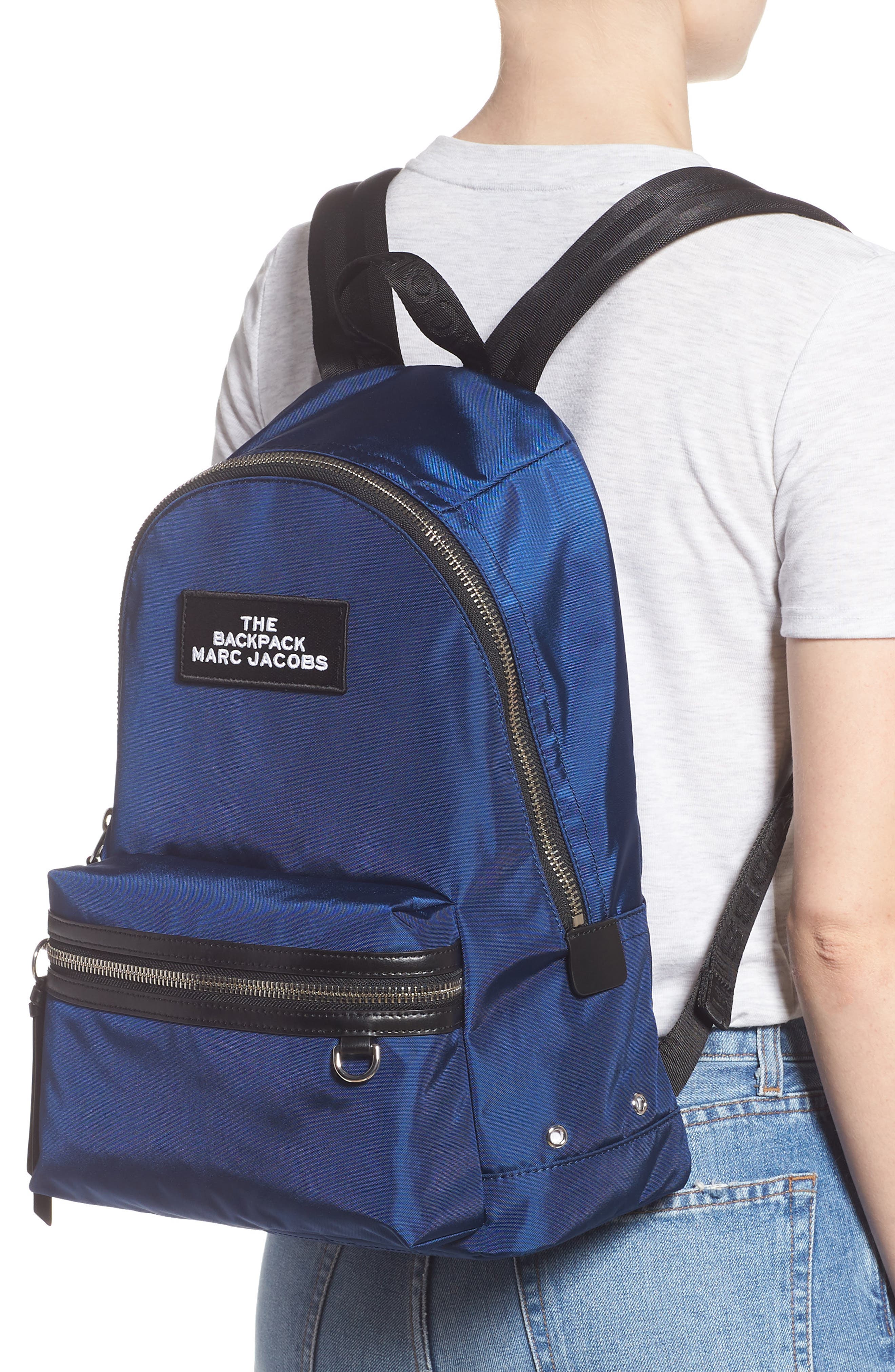 The Large Backpack, Alternate, color, NIGHT BLUE