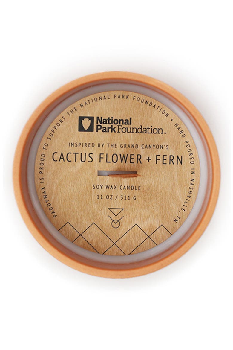 Grand Canyon National Park Candle, Alternate, color, CACTUS FLOWER AND FERN