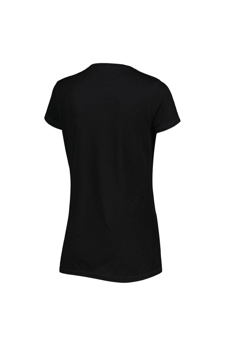 CONCEPTS SPORT Women's Concepts Sport Black/Gold Vegas Golden Knights Badge T-Shirt & Pants Sleep Set, Alternate, color, 